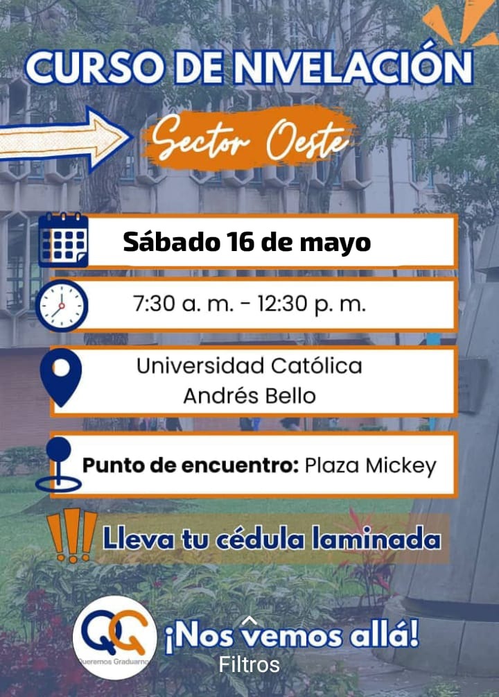 Flyer Curso Nivelación Sector Este