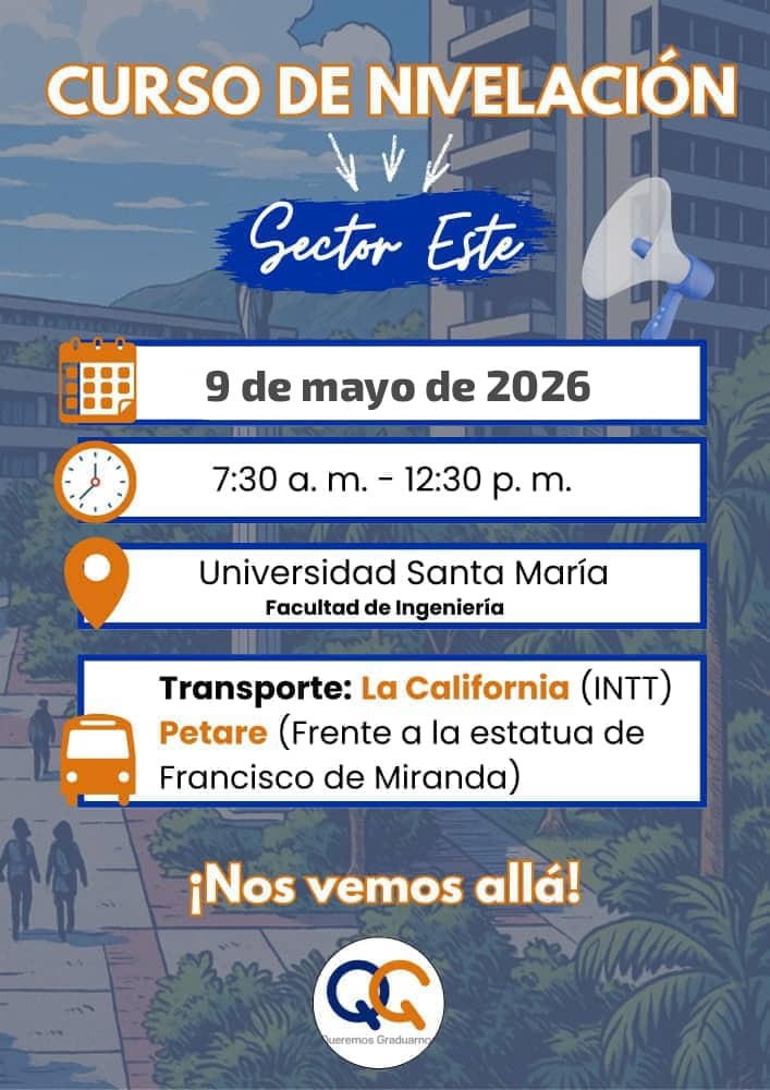 Flyer Curso Nivelación Sector Oeste